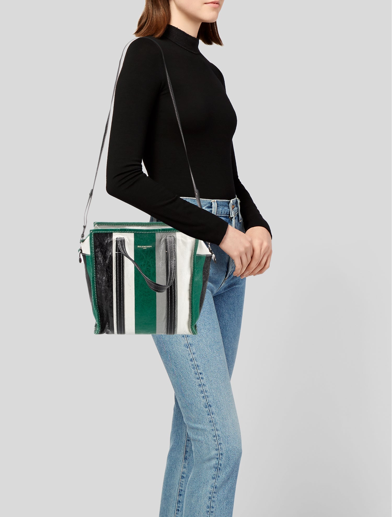 Balenciaga Leather Top Handle Bag Small
